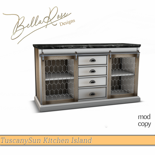 [BR] TuscanySun Kitchen Island