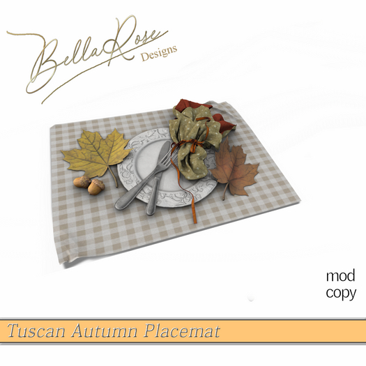 [BR] Tuscan Autumn Placemat Texture Change