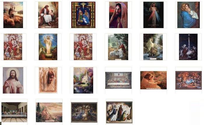 @MA@ TEXTURES religios tapestries painting