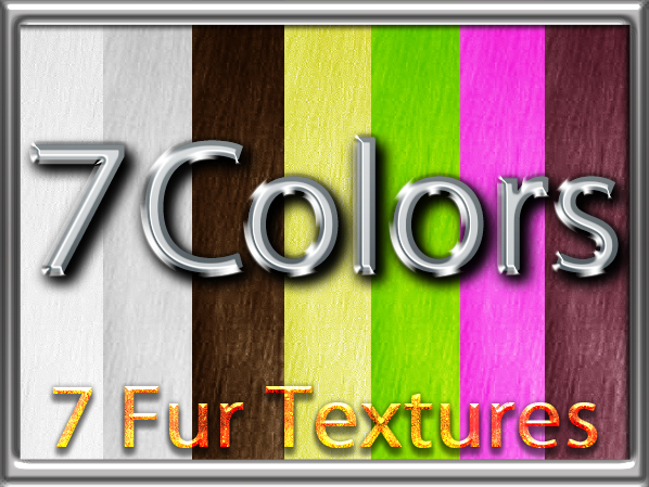 Zoy Texture [ Smooth Fur 04 ] 7 Colors