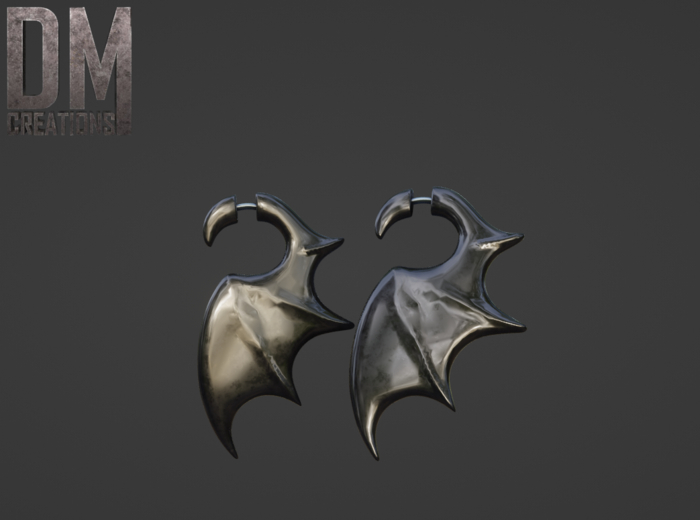 Wing earrings Full Perm Mesh