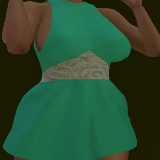 *KYB* WATER BLUE DRESS