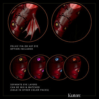 Second Life Marketplace - ((Krature)) - Monster Tail BOM Layers + Mats ...