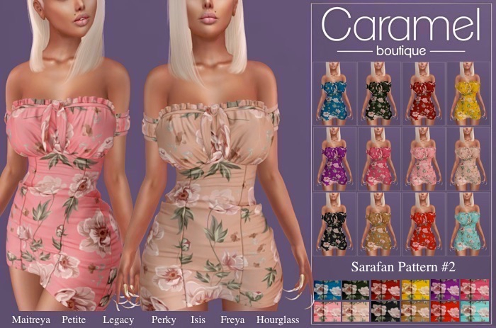 Caramel boutique Sarafan dress Pattern HUD 2