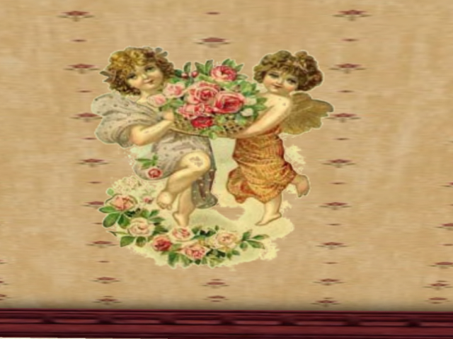 A.D. Angels and flowers