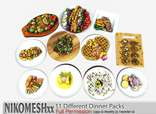 ::NIKOMESH::Full Permission 11 Different Dinner Packs
