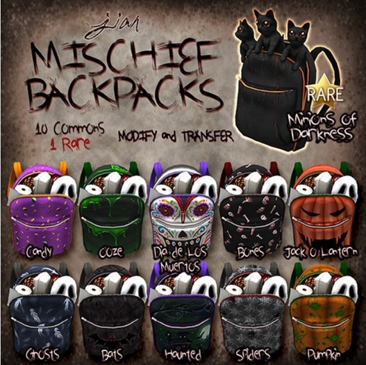Jian :: Mischief Backpacks - Ghosts