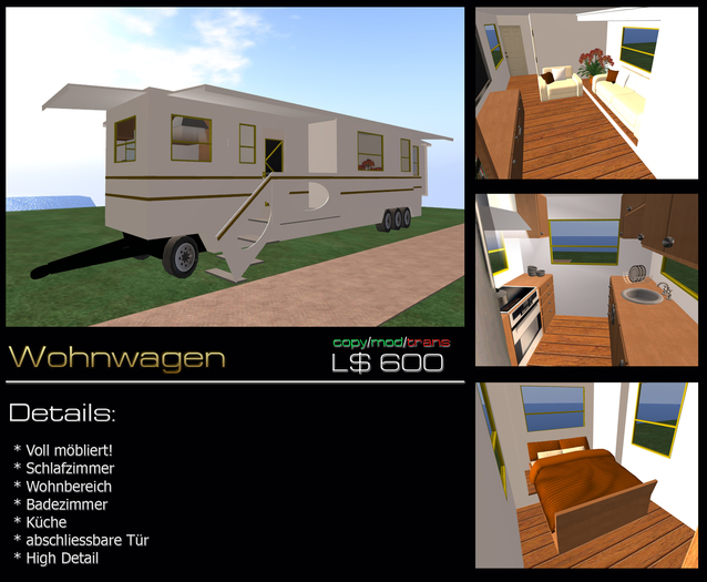 Runo's Kirmes Shop - Wohnwagen