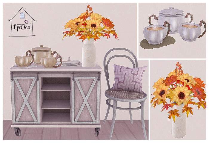 LpOca  Pumpkin Tea/Gold