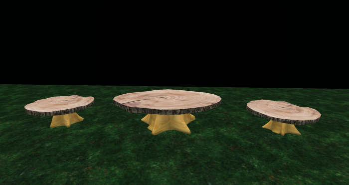 Natural Wood Table Set
