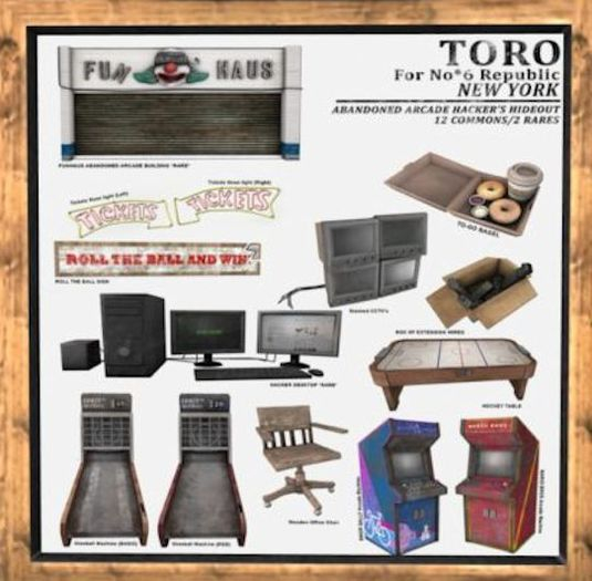 Toro. set Box fun house full set no house gacha collection