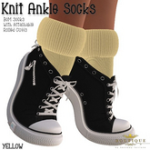 BoM Yellow ANKLE SOCKS & ROLLED CUFFS (Boxed)