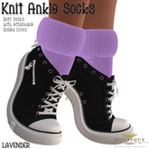 BoM Lavender ANKLE SOCKS & ROLLED CUFFS (Boxed)
