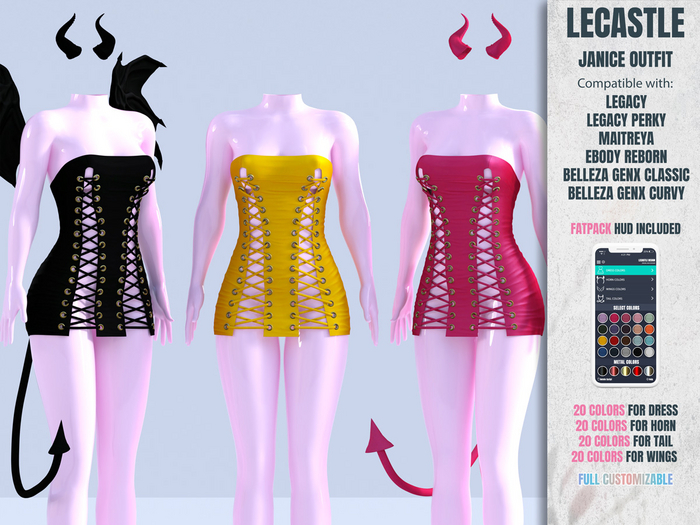 [LECASTLE] Janice Outfit *DEMO*
