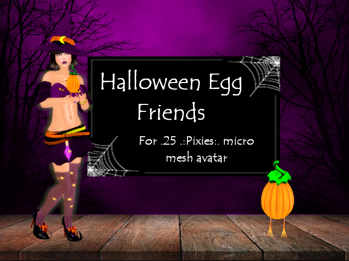 .:Pixies:. Micro mesh avatar Eggkin Friend