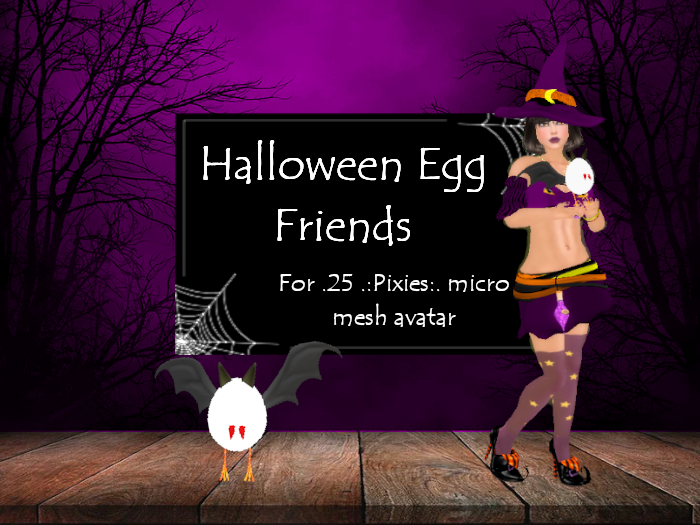 .:Pixies:. Micro mesh avatar Vampire Egg Friend