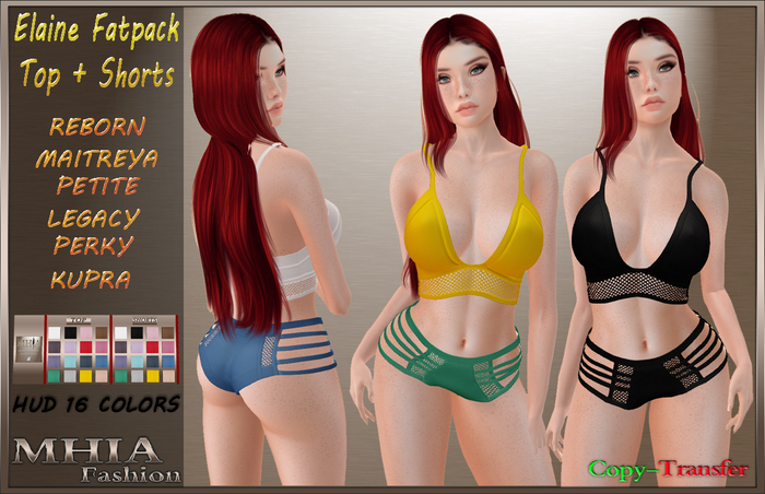 [MHIA] Elaine Top + Shorts Fatpack