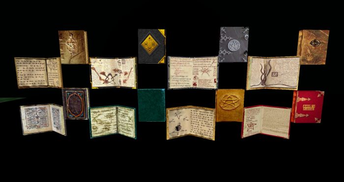 Book Collection Of Spell Books Decor