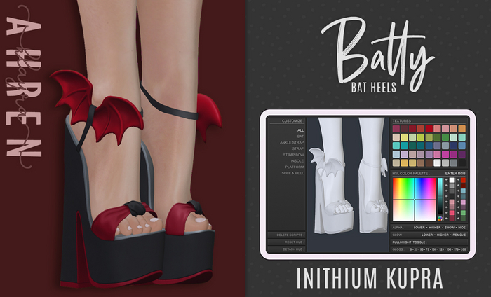 [KA][Batty Heels & HUD][Inithium Kupra]