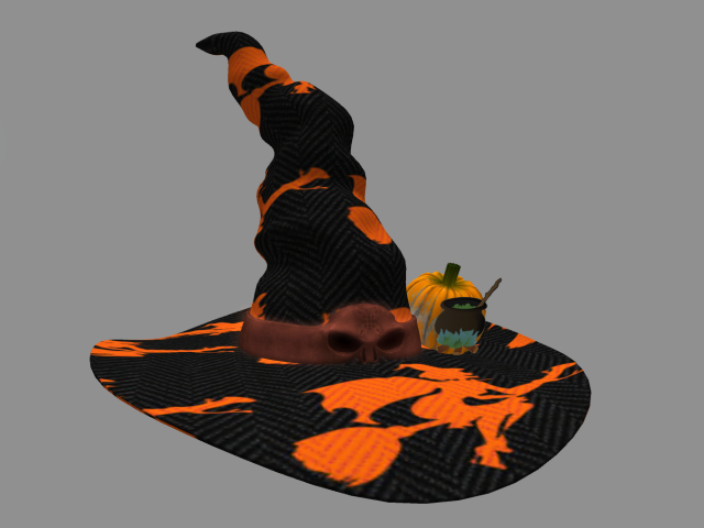 hat - With a witch boiler