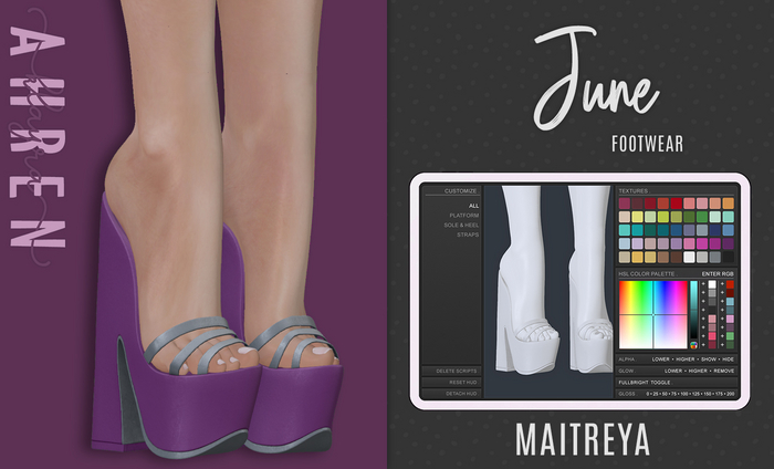 [KA][June Heels & HUD][Maitreya]