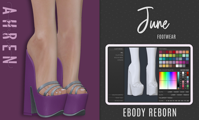 [KA][June Heels & HUD][eBody Reborn]