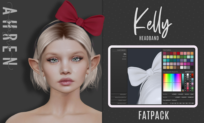 [KA][Kelly Headband & HUD][FATPACK]