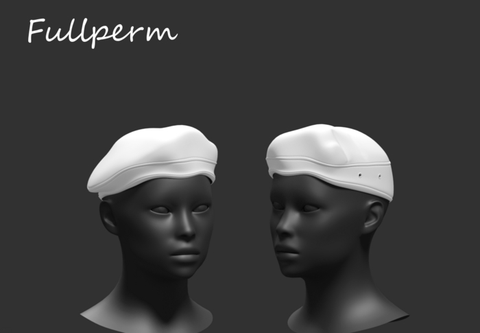 Military beret fullperm