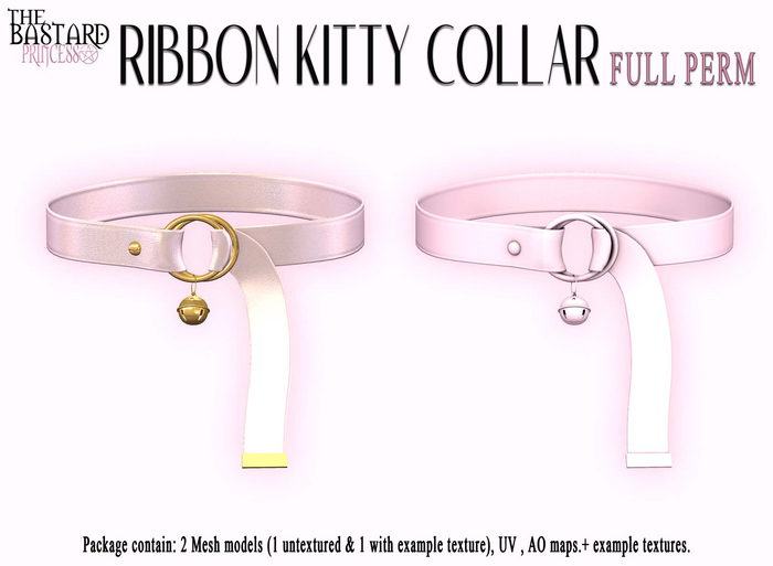 TBP - Ribbon Kitty Collar Full Perm