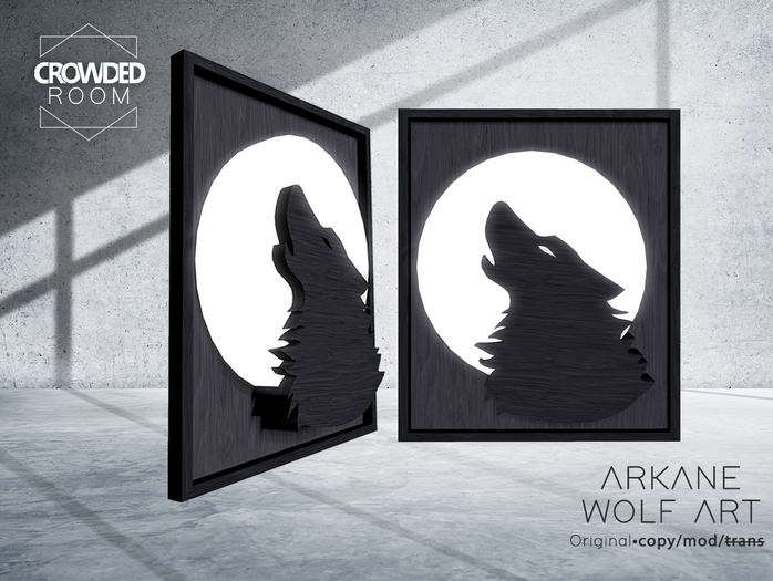 Crowded Room - Arkane Wolf Wall Art 