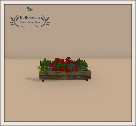 BH&G Red Geranium/Petunia Mix Window Box