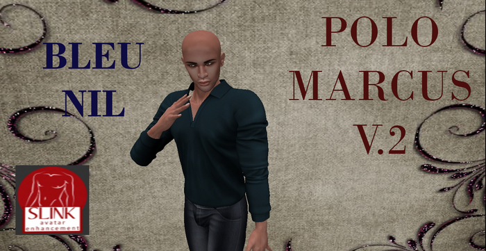 POLO MARCUS v.2 - BLEU NIL - SLINK