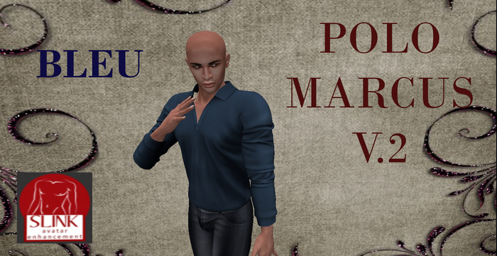 POLO MARCUS v.2 - BLEU - SLINK