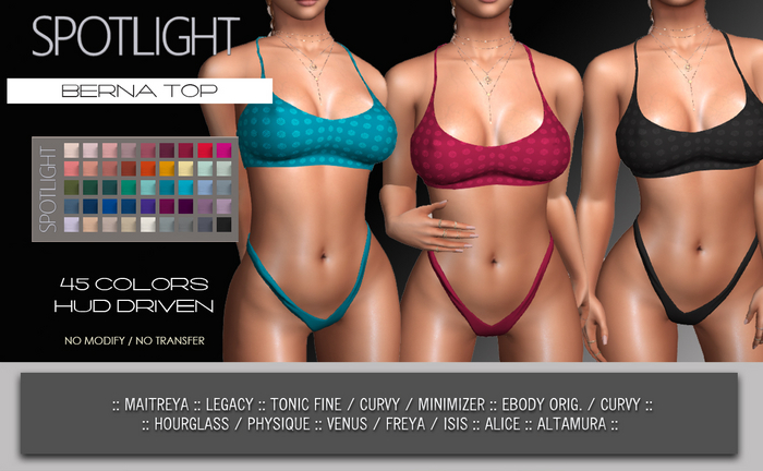 SPOTLIGHT - BERNA TOP *GLORIOUS DAYS GroupGift*