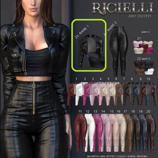 23. Ricielli - Any Outfit / Legacy 1 RARE