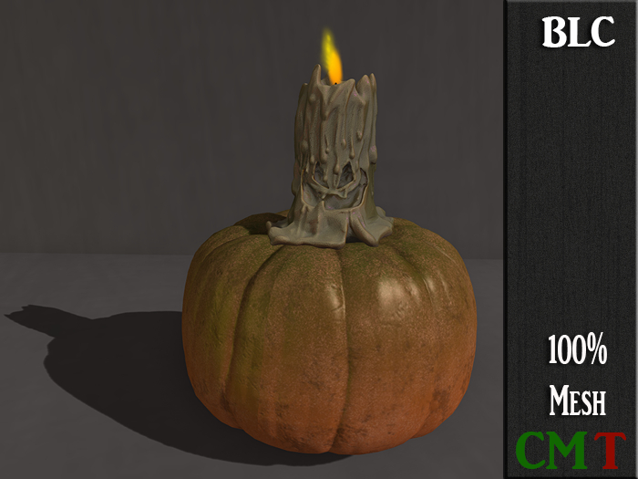 BLC Halloween pumpkin Candle