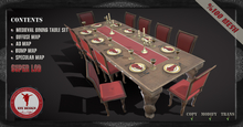 (Efe Design) Medieval Dining Table Set Fullperm 