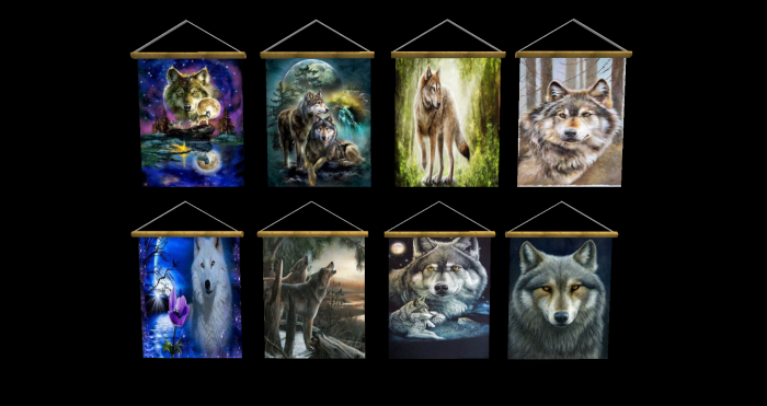 Wolf wall hanging Collection