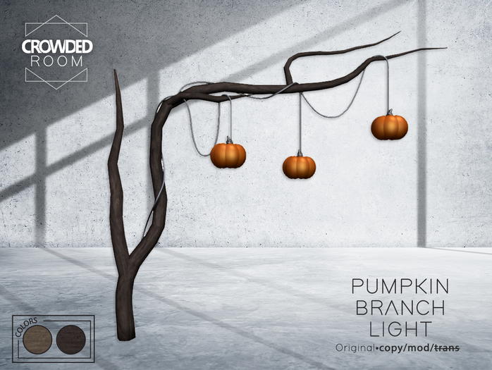 Crowded Room - Branch Light - Pumpkins