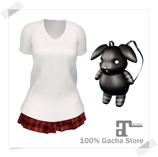*katat0nik* (8) Outfit - Casual Gacha RARE +  Bunny RARE