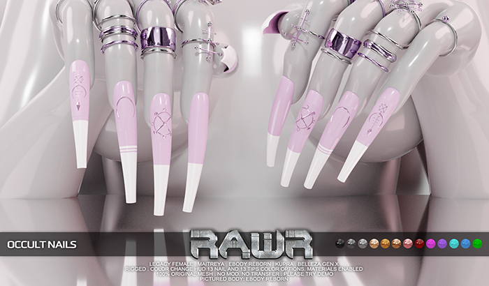 RAWR! Occult Nails (add me)