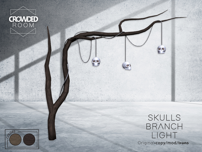 Crowded Room - Branch Light - Skulls 