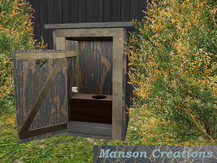 Outhouse (with sit animations and the sound of flies)