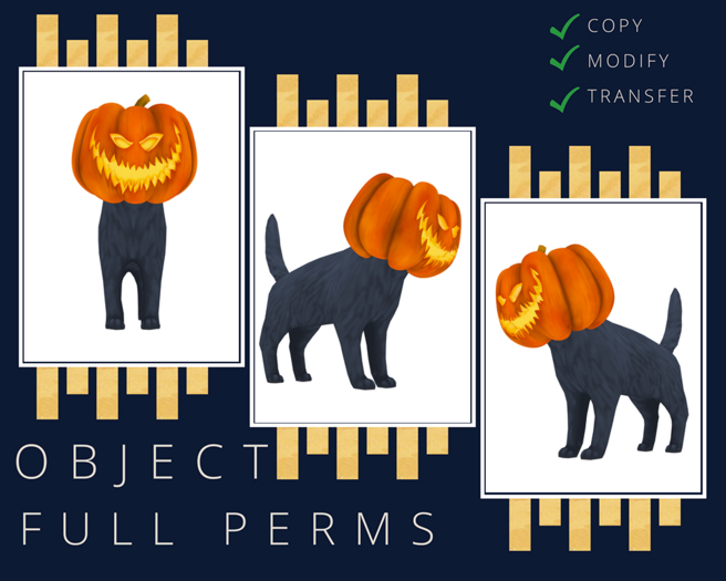 [ Object ] - Pumpkin Head Cat - DEMO