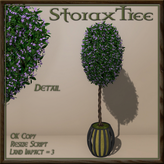Dark Beauty Topiary Floral B17