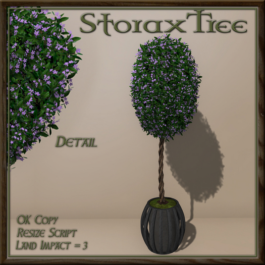 Dark Beauty Topiary Floral B15