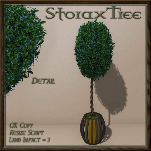 Dark Beauty Topiary Floral A3