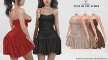 *Vanilla Bae* Yelena Dress - Brown 3 Pack - Strip Me Interactive - Maitreya / Legacy / Ebody Reborn