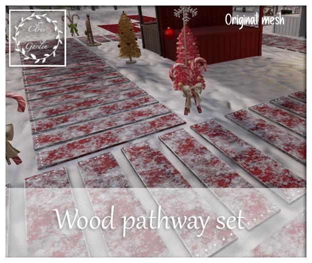 C*Path way set and snow textures
