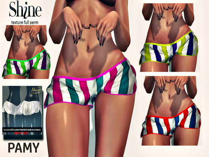 AJ   [SHINE FULL PERM] shorts skirt PAMY  _TEXTURE FULL PERM